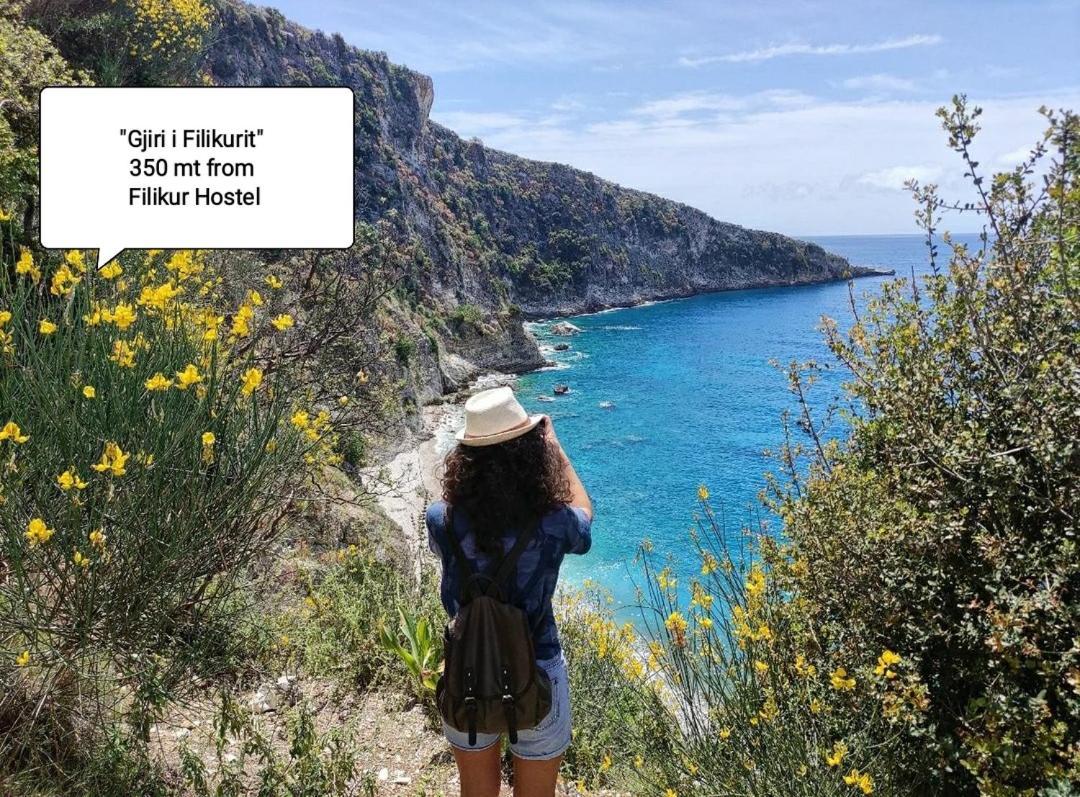 Filikur Hostel Himare Bagian luar foto